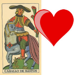 caballo de bastos tarot