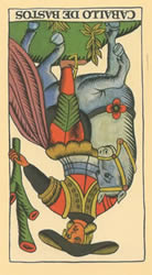 caballo de bastos tarot