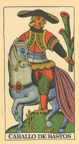 caballo de bastos tarot